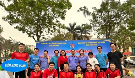 Ngày hội thể thao thanh niên khối nội chính, hiệp quản quận Long Biên